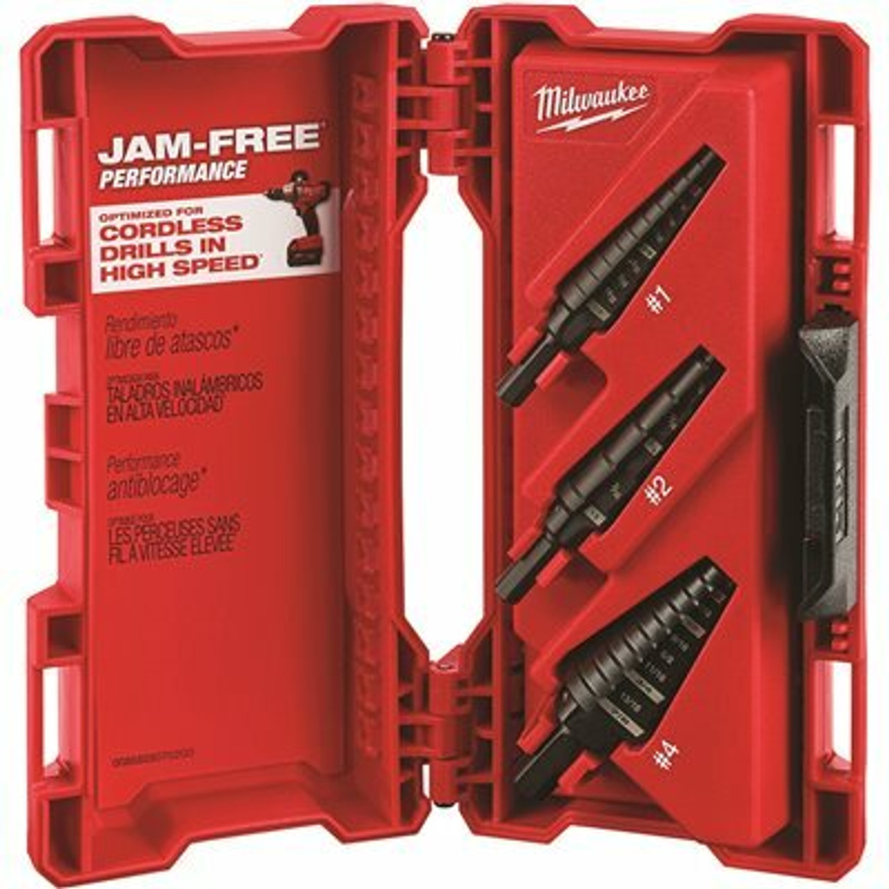 Milwaukee Black Oxide Step Drill Bit Set (3-Piece)