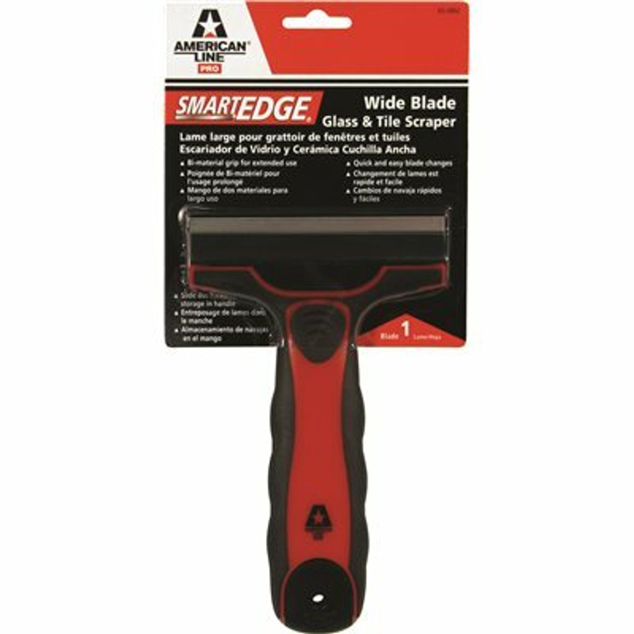 American Line Smart Edge Wide Blade Glass And Tile Scraper