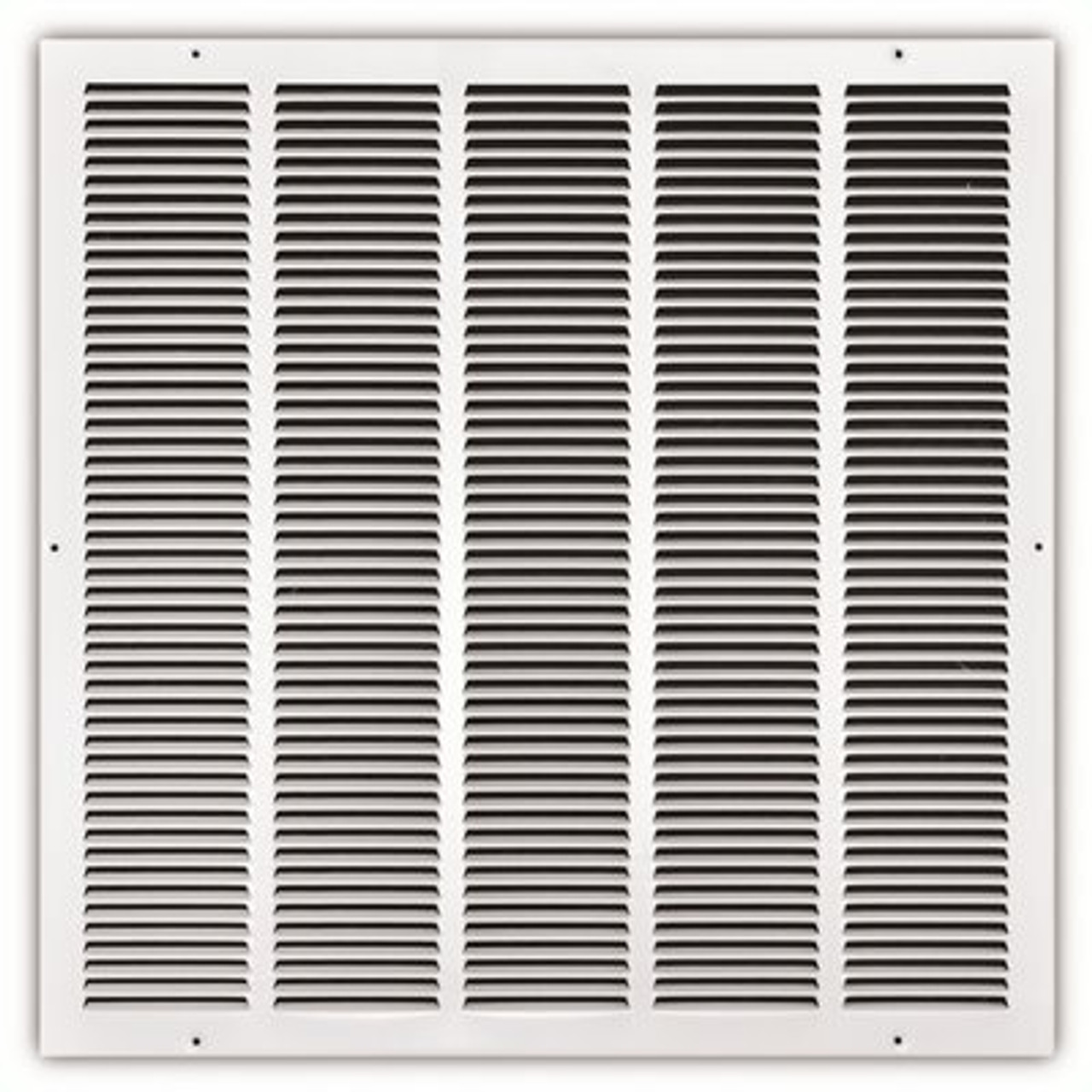 Truaire 24 In. X 24 In. White Stamped Return Air Grille