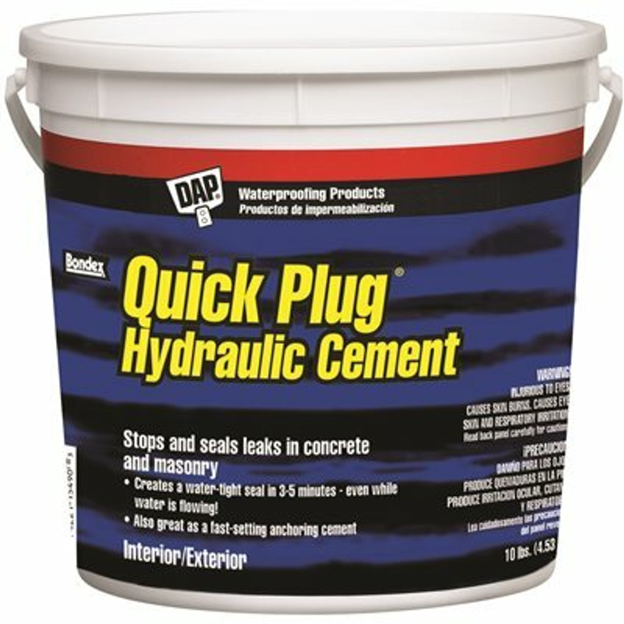 Quick Plug Hydraulic Cement (Dry Mix) 10 Lb