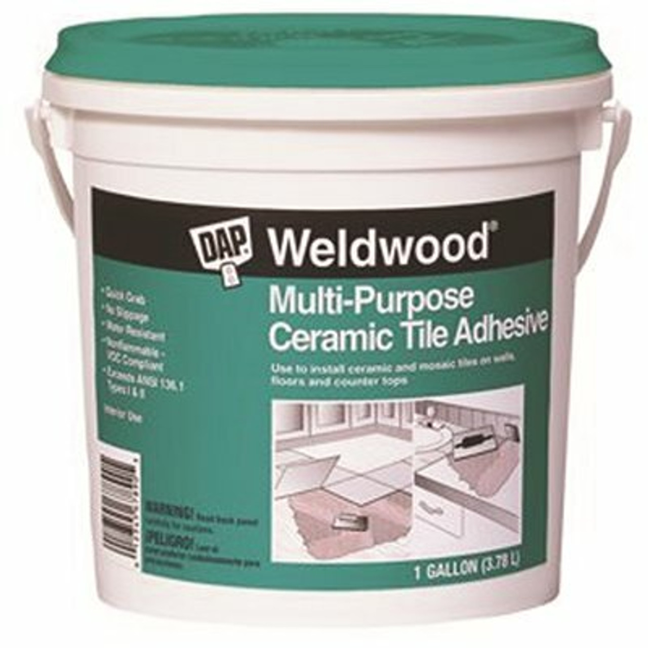 Dap 1 Gal. Weldwood Multi Purpose Ceramic Tile Floor Adhesive