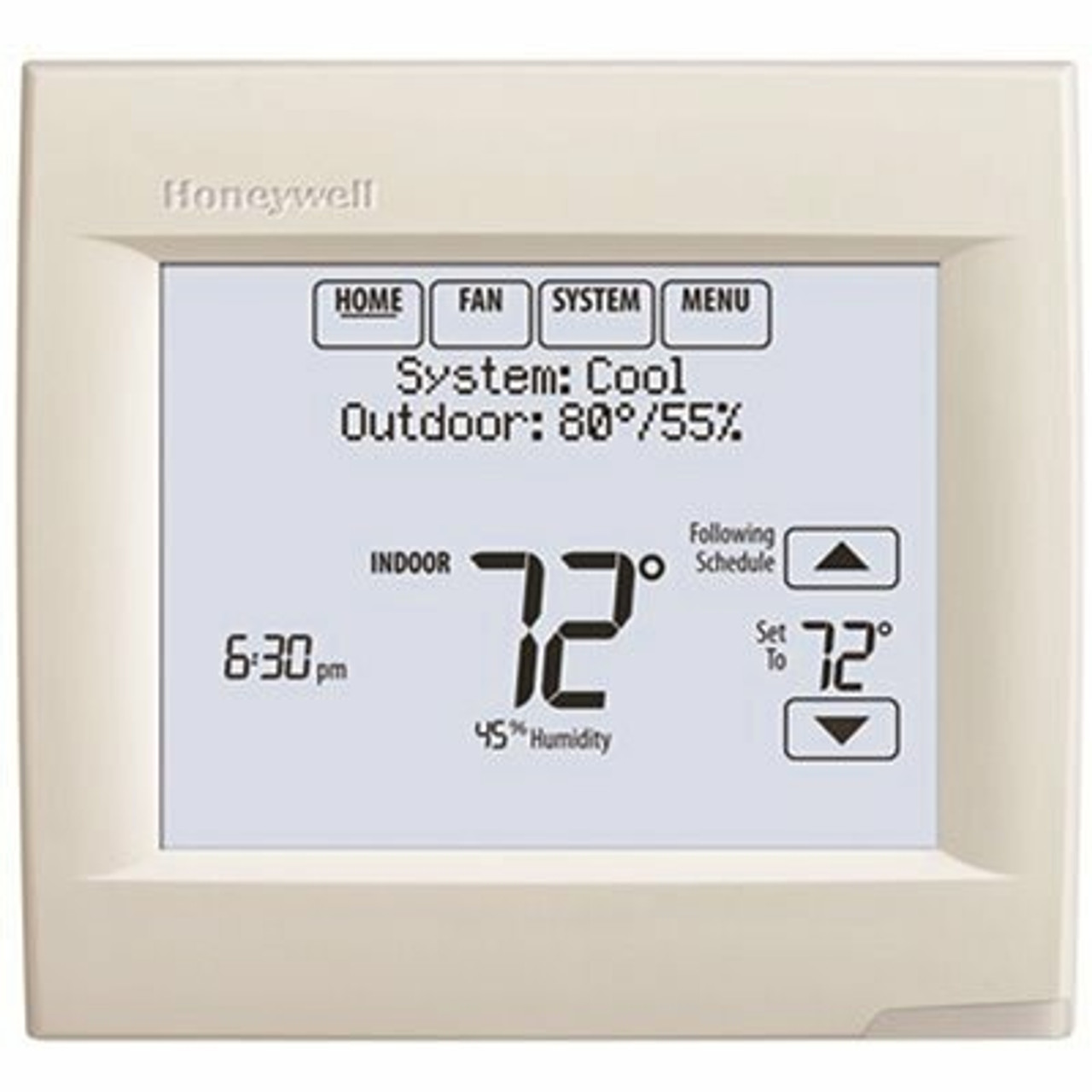 Honeywell Visionpro 8000 7-Day Programmable Or Non-Programmable Thermostat With Redlink