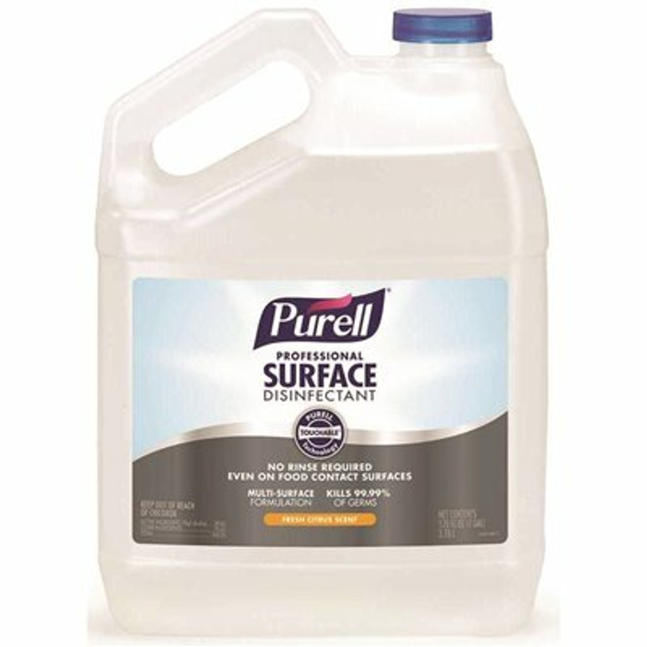 Purell 1 Gal. Surface Disinfectant Pour Bottle Refill Professional Surface Disinfectant, Citrus Scent (4-Pack Per Case)