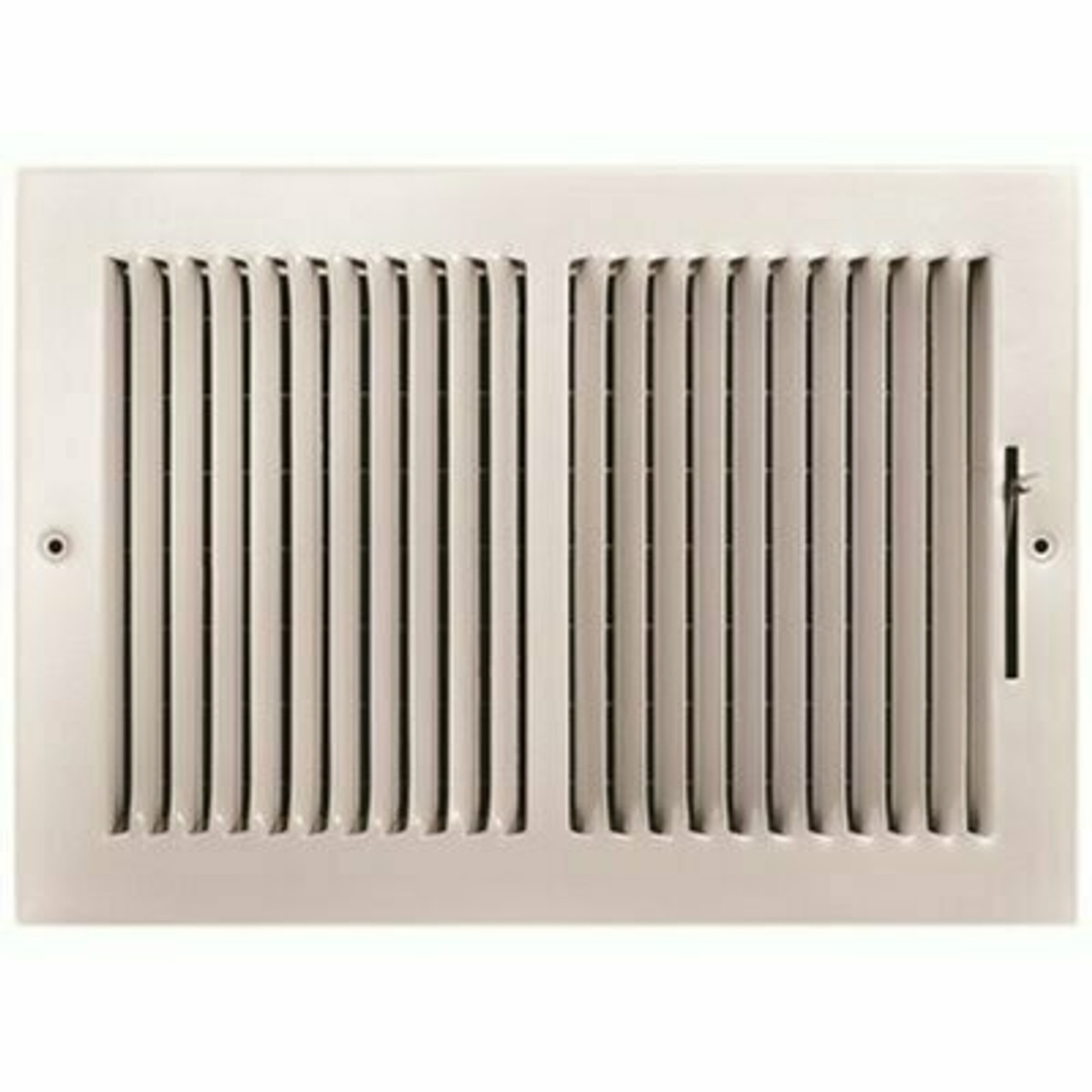 Truaire 12 In. X 8 In. 2-Way Steel Wall/Ceiling Register , White