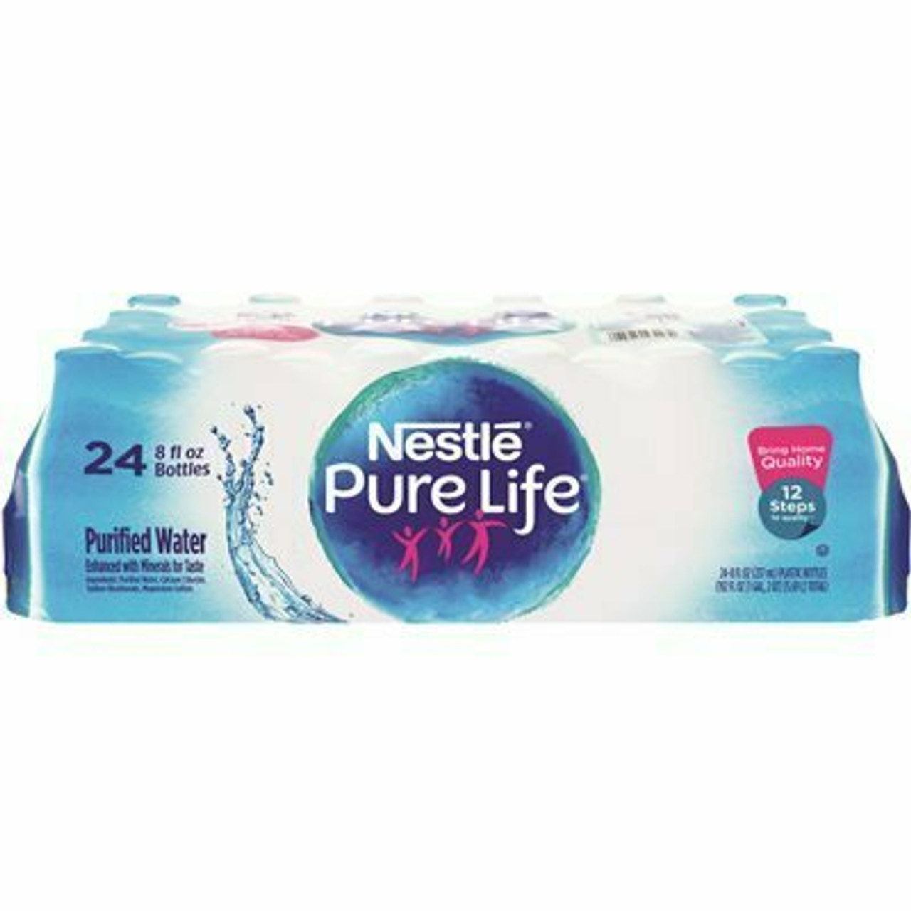 Pure Life Nestle Pure Life Purified Water, 8 Fl. Oz. Bottle (24/Case)