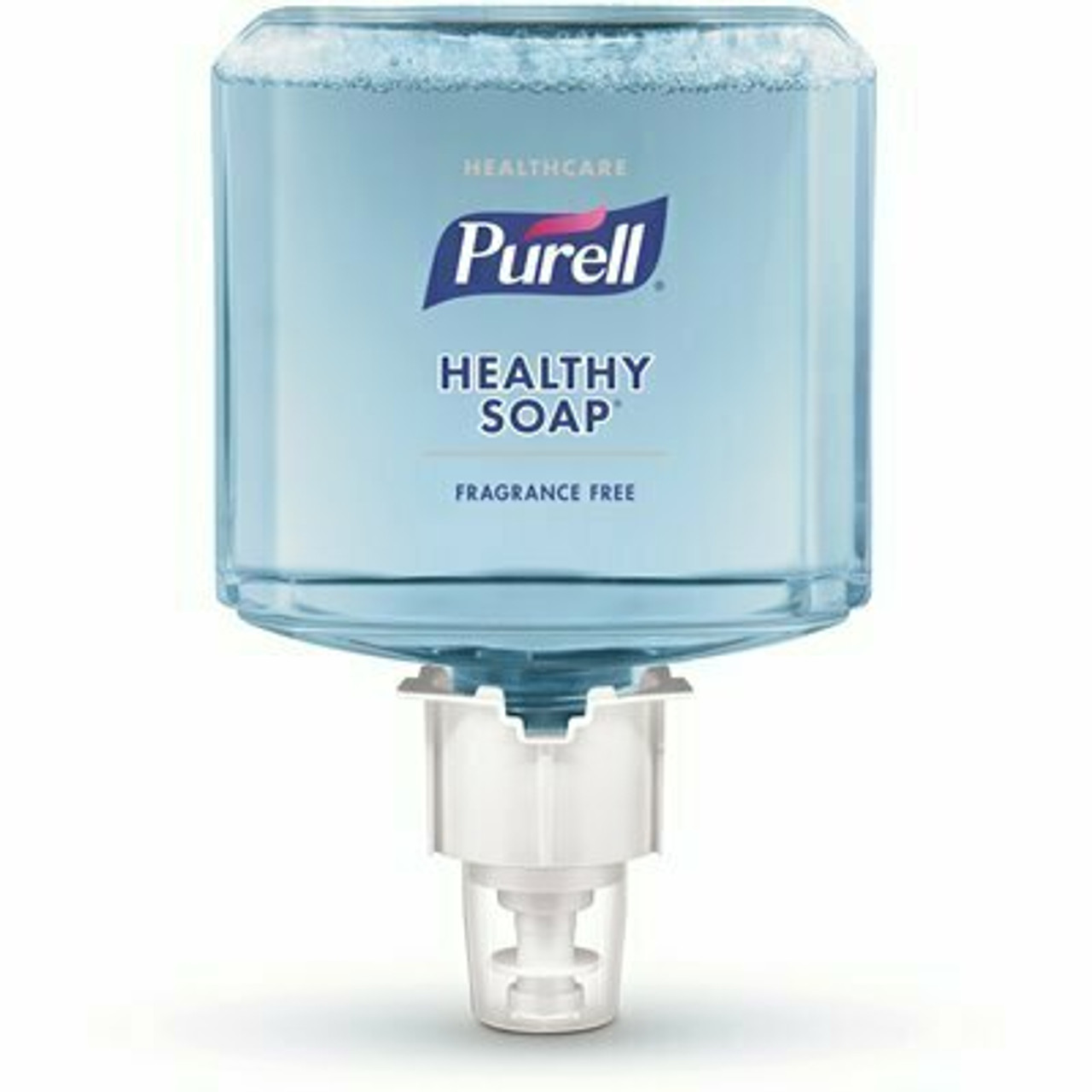 PURELL 1200 mL Hand Soap Refill for ES4 Push-Style Soap Dispenser, Fragrance Free, ECOLOGO Certified (2-Pack Per Case)