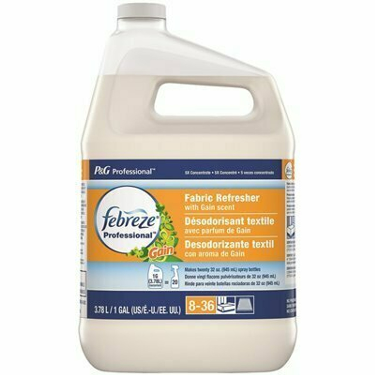 Febreze Professional 1 Gal. Open Loop Fabric Freshener With Gain Scent From Concentrate