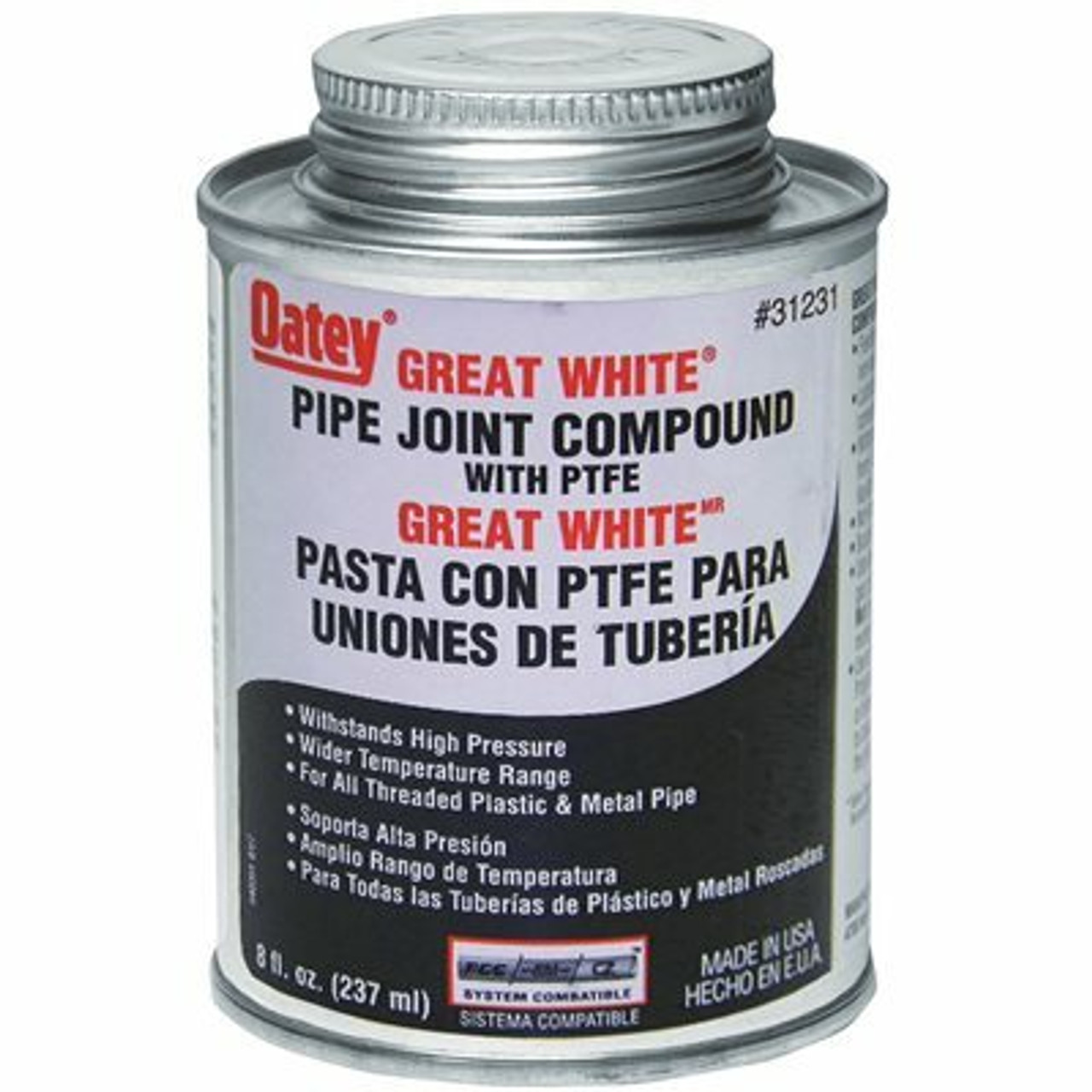 Oatey Great White 8 Oz. Pipe Joint Compound