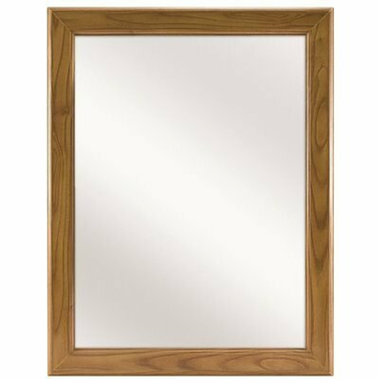 Glacier Bay 15-1/8 In. W X 19-1/4 In. H Framed Recessed Or Surface-Mount Bathroom Medicine Cabinet In Oak With Mirror