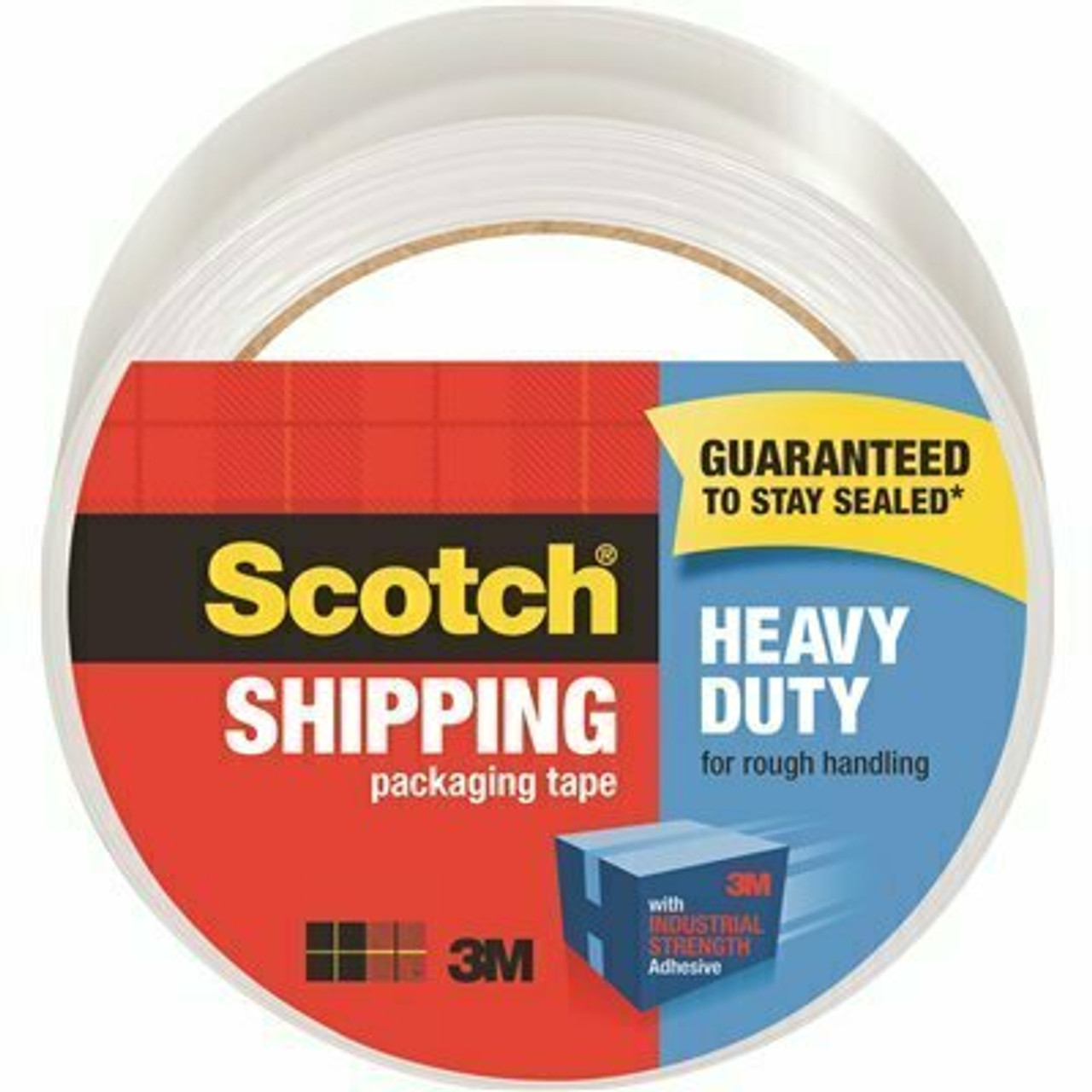 3M 1.88 In. X 54.6 Yds. Heavy-Duty Clear Shipping And Packaging Tape