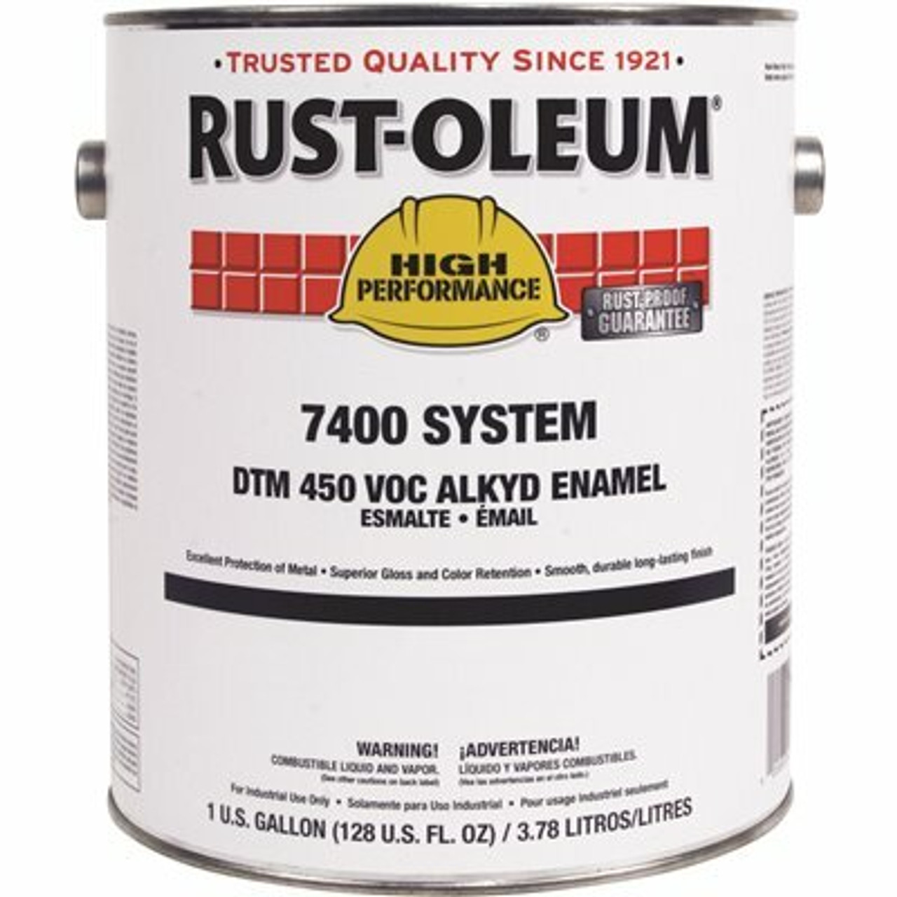 Rust-Oleum 1 Gal. V7400 Dtm Gloss Black Interior/Exterior Alkyd Enamel Paint