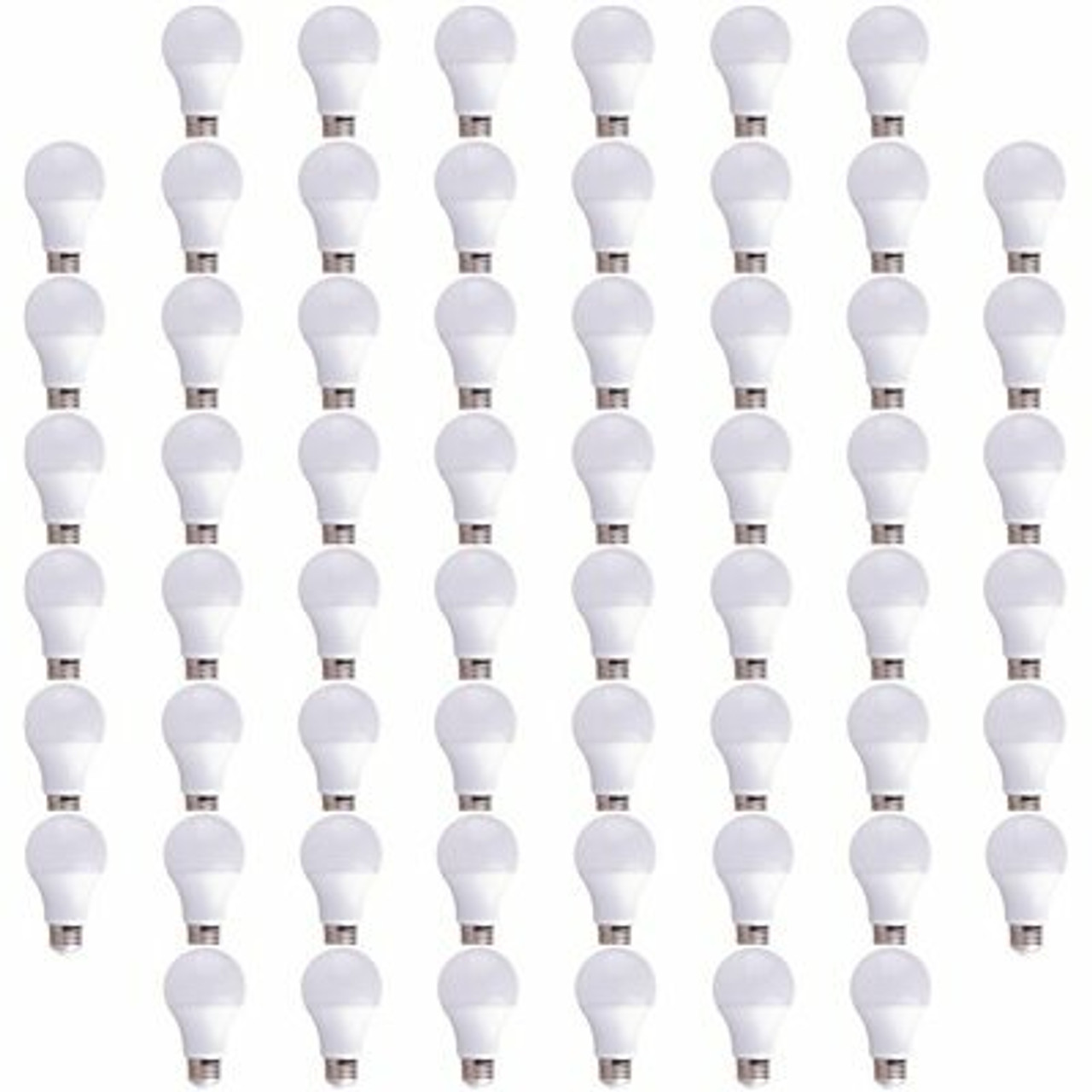 Simply Conserve 60-Watt Equivalent A19 Dimmable Quick Install Contractor Pack Led Light Bulb In Soft White (60-Pack)