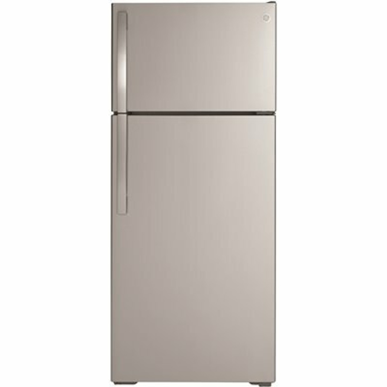 Ge 17.5 Cu. Ft. Top Freezer Refrigerator In Stainless Steel