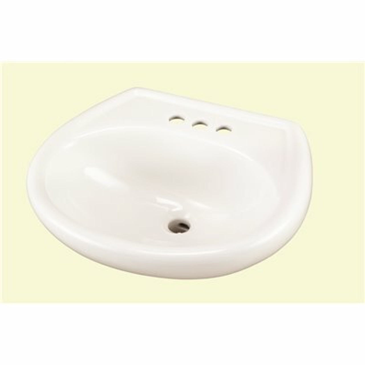 Gerber 20 In. X 18 In. Gerber Bathroom Pedestal Sink Bowl China In White