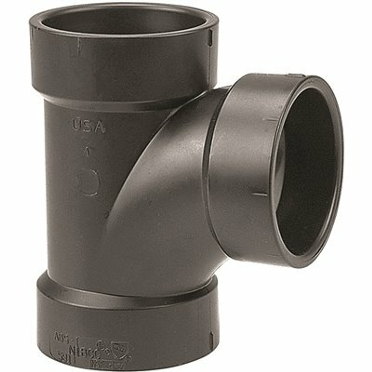 Nibco 3 In. Abs Dwv All Hub Sanitary Tee