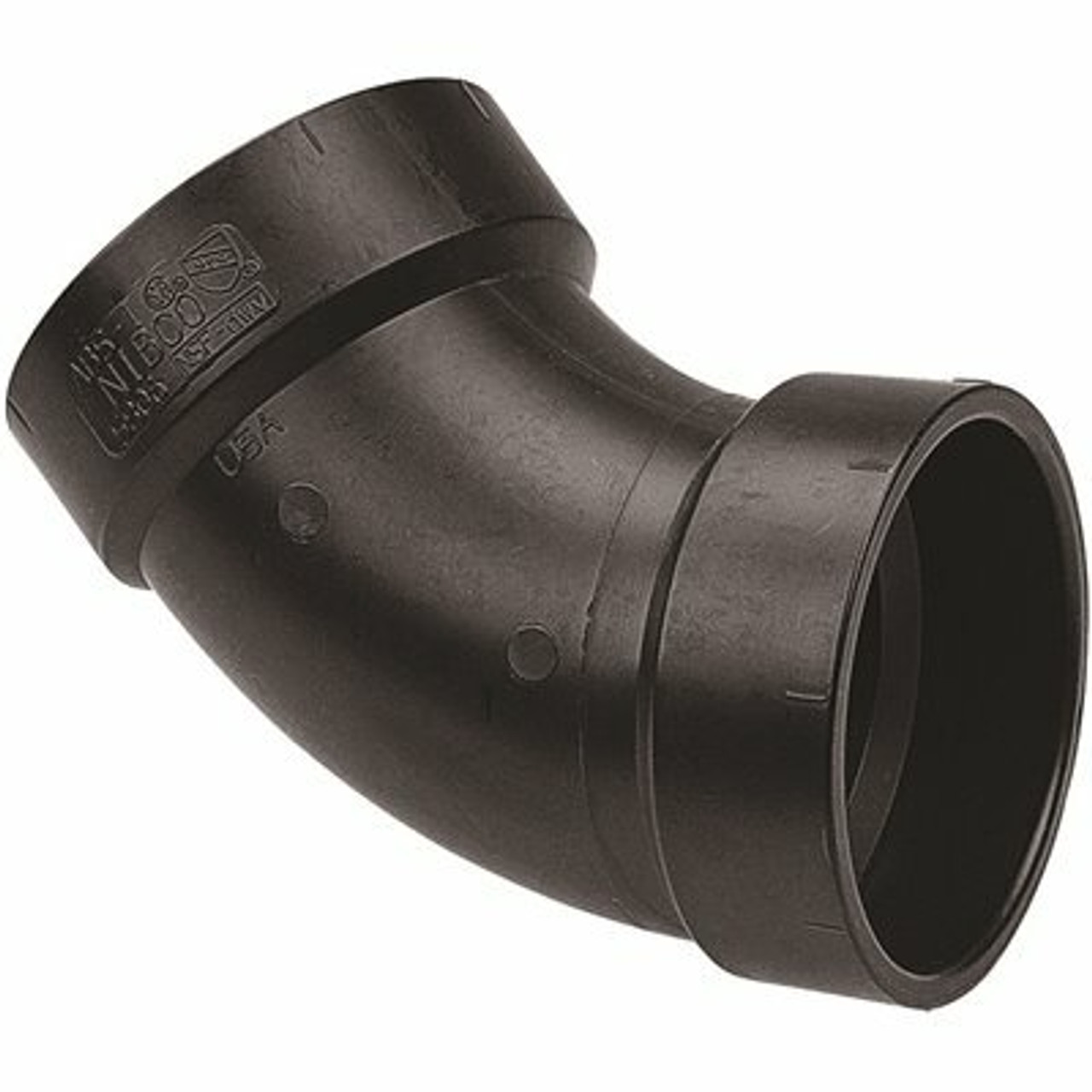 Nibco 1-1/2 In. Abs Dwv 45-Degree Hub X Hub Elbow