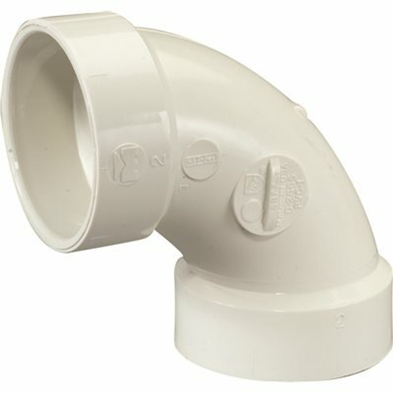 Nibco 2 In. Pvc Dwv 90-Degree Hub X Hub Elbow Fitting