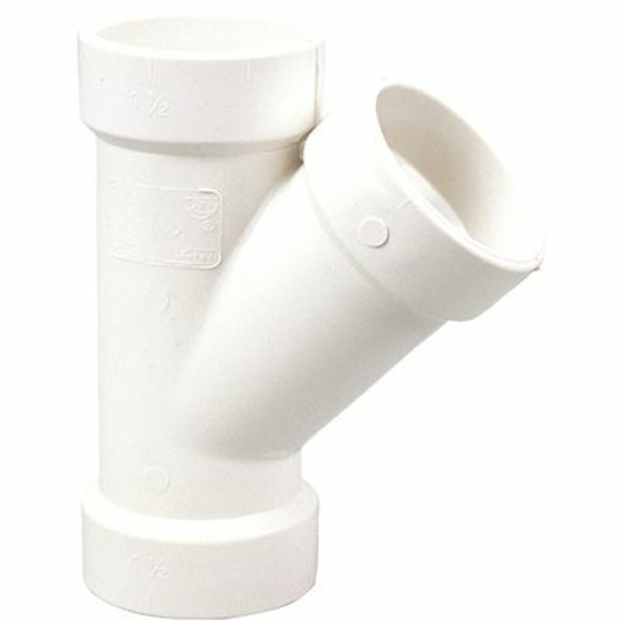 Nibco 2 In. X 2 In. X 1-1/2 In. Pvc Dwv All Hub Wye