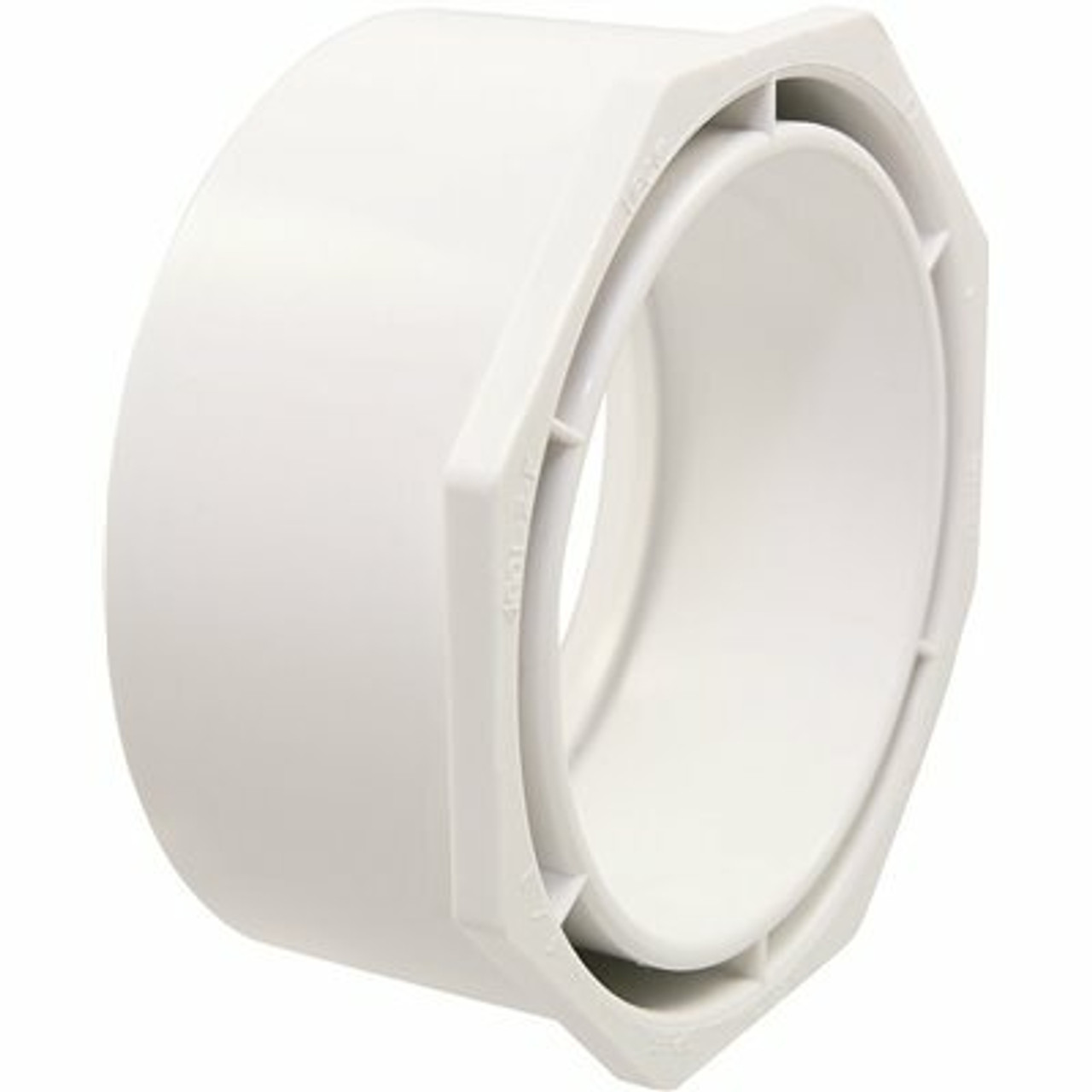 Nibco 3 In. X 2 In. Pvc Dwv Spigot X Hub Flush Bushing Fitting