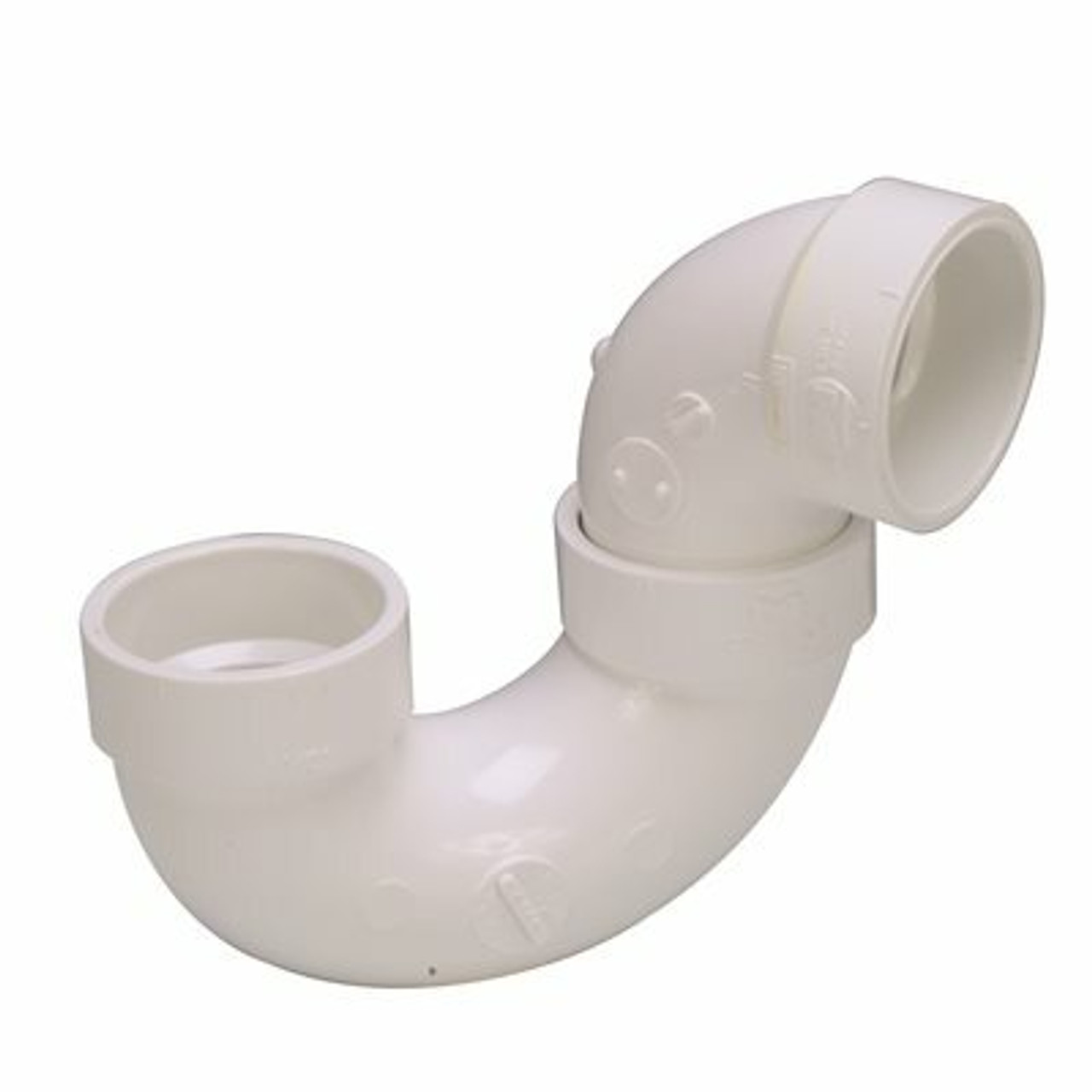 NIBCO 1-1/2 in. PVC DWV Hub x Hub P-Trap 93201