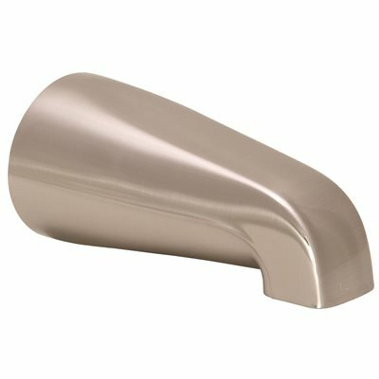 Proplus Bathtub Spout With Adjustable Slide Connector In Brushed Nickel