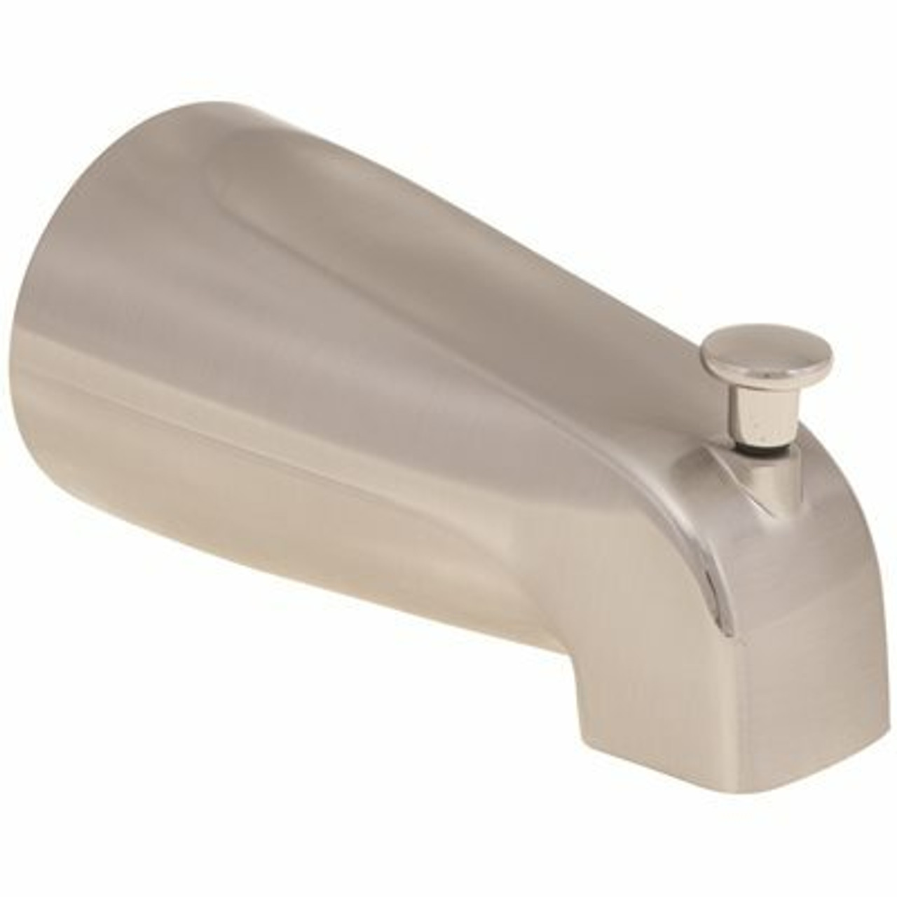 Proplus 1/2 In. Fip Bathtub Spout With Top Diverter, Brushed Nickel