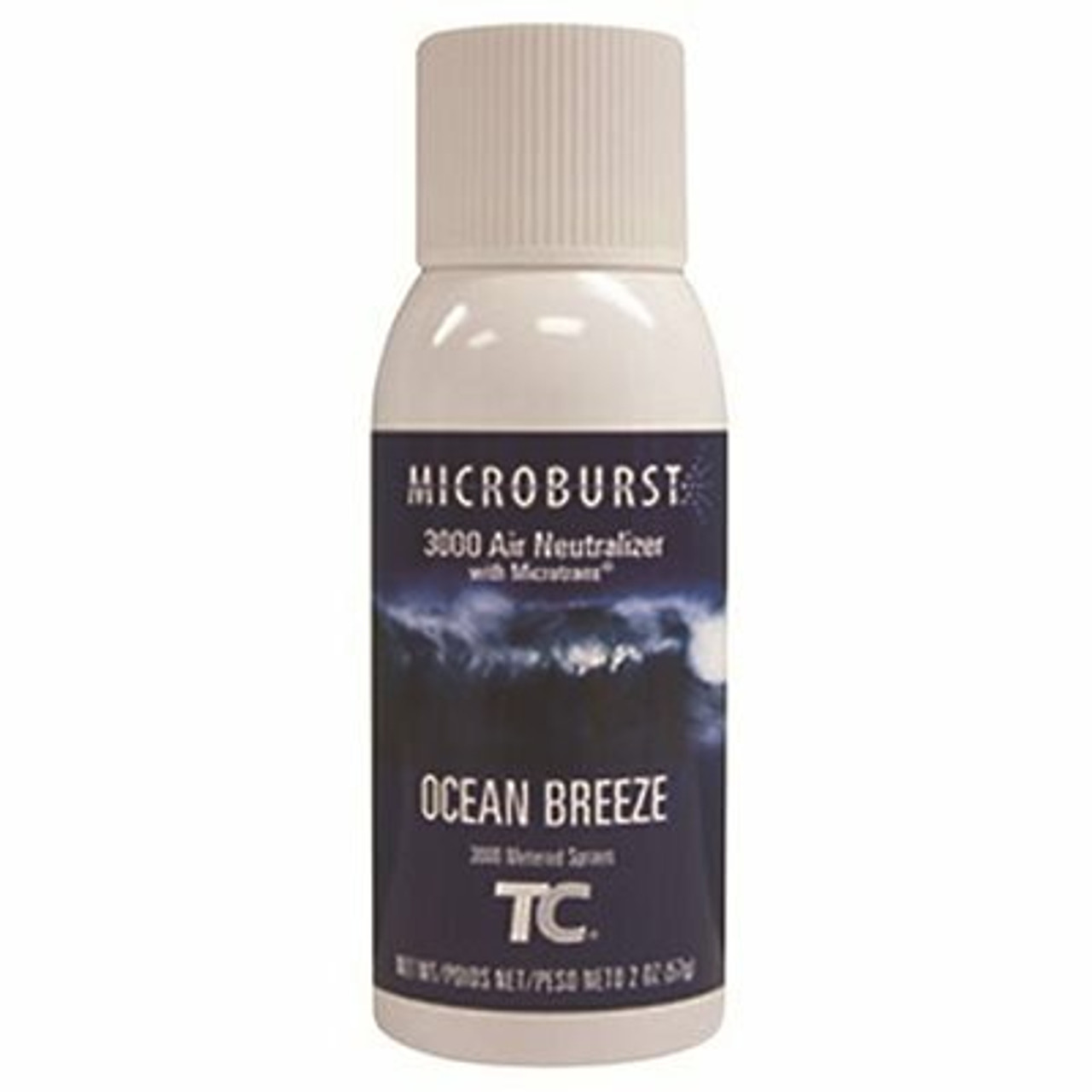 Rubbermaid Commercial Products Microburst 3000 Ocean Breeze Odor Neutralizer Aerosol Dispenser Refill