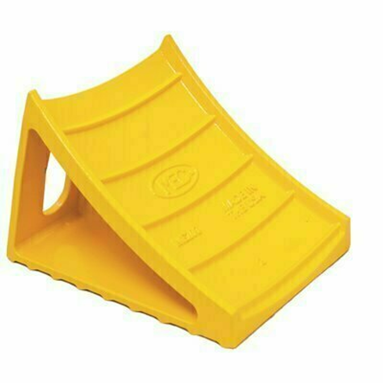 Mec Cast Aluminum Wheel Chock Block Safety, Yellow