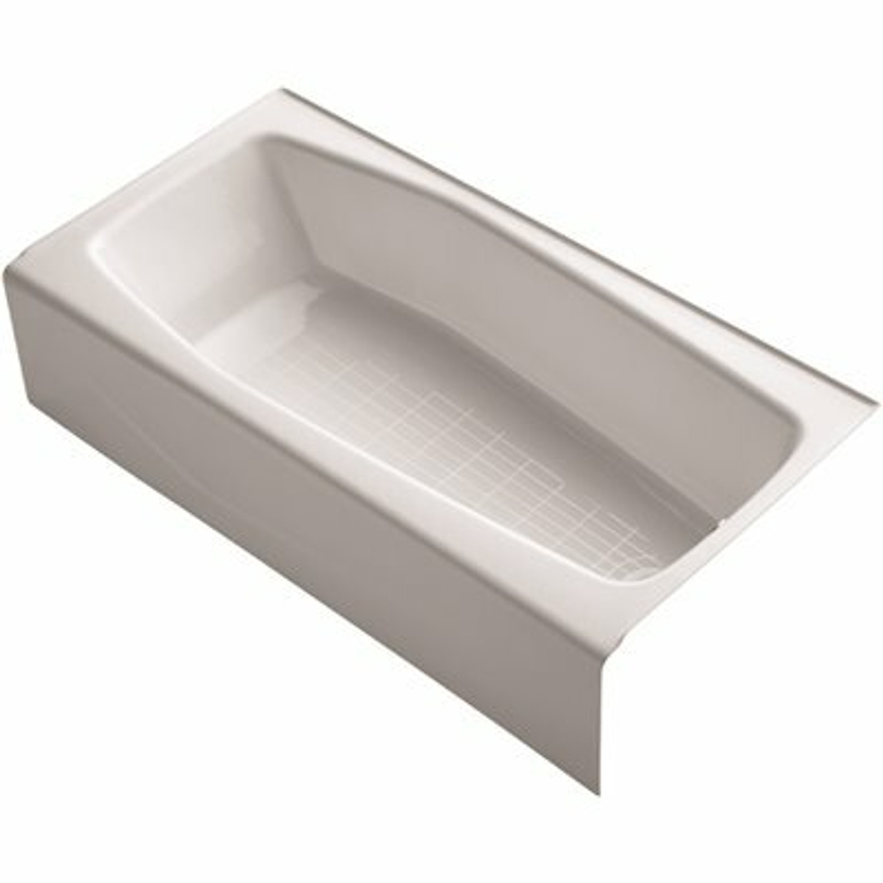 Kohler Villager 60 In. Right-Hand Drain Rectangular Alcove Bathtub In White