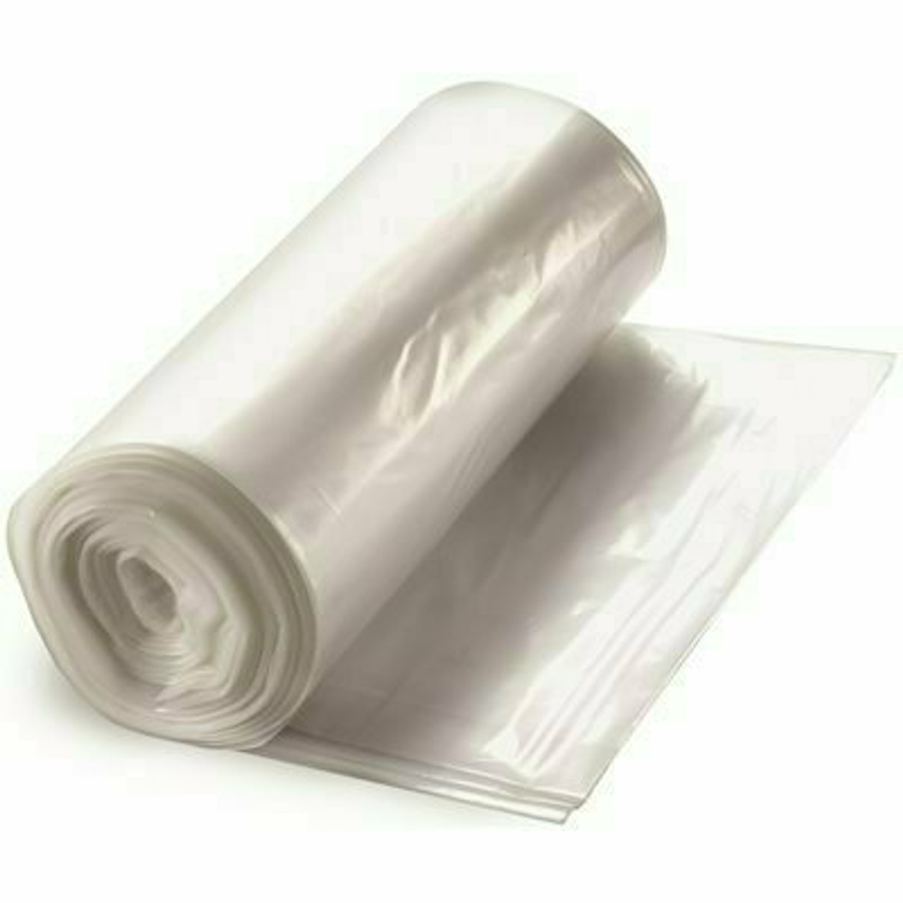 Berry Plastics 20 Gal. 8 Mic 30 In. X 36 In. Natural High-Density Trash Bags (25/Roll, 20-Rolls/Case)