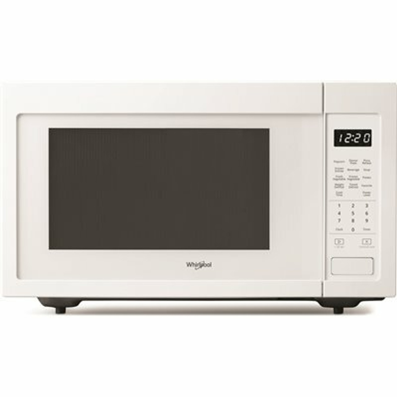 Whirlpool 1.6 Cu. Ft. Countertop Microwave In White With 1,200-Watt Cooking Power