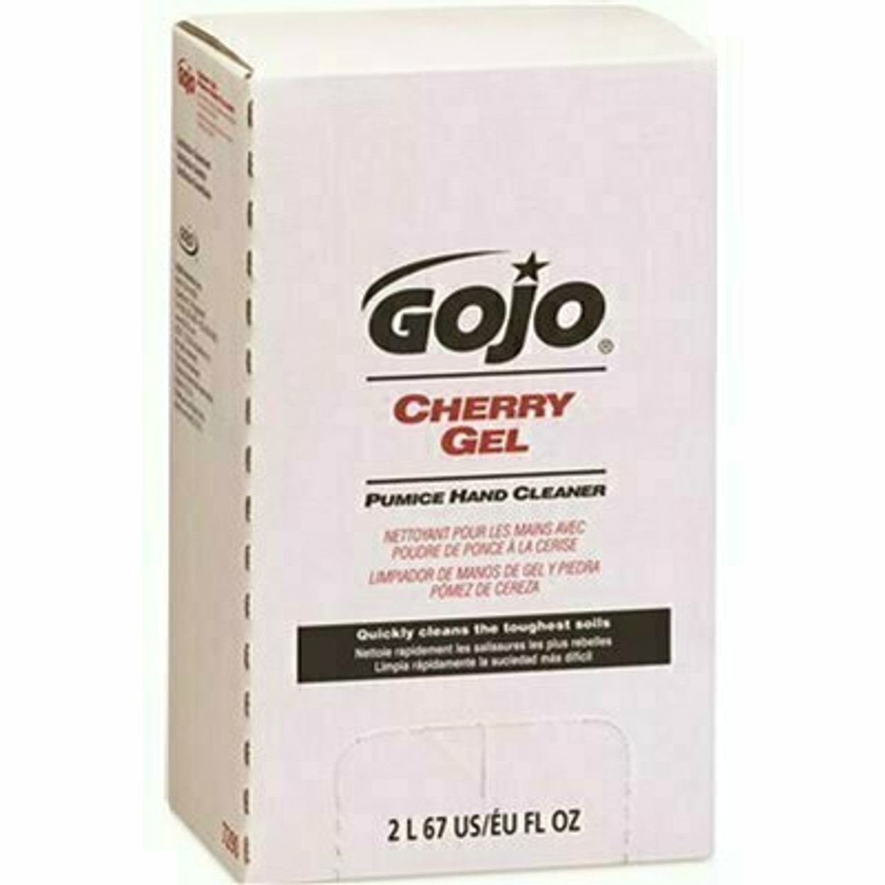 Gojo 2000 Ml Refill For Pro Tdx Dispenser, Cherry Gel Pumice Hand Cleaner, Cherry Scent (4-Pack Per Case)