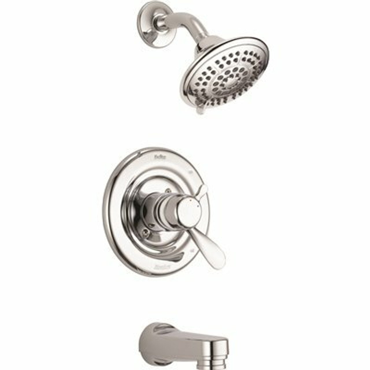 Delta Innovations 1-Handle Wall Mount Tub And Shower Faucet Trim Kit In Chrome (Valve Not Included)