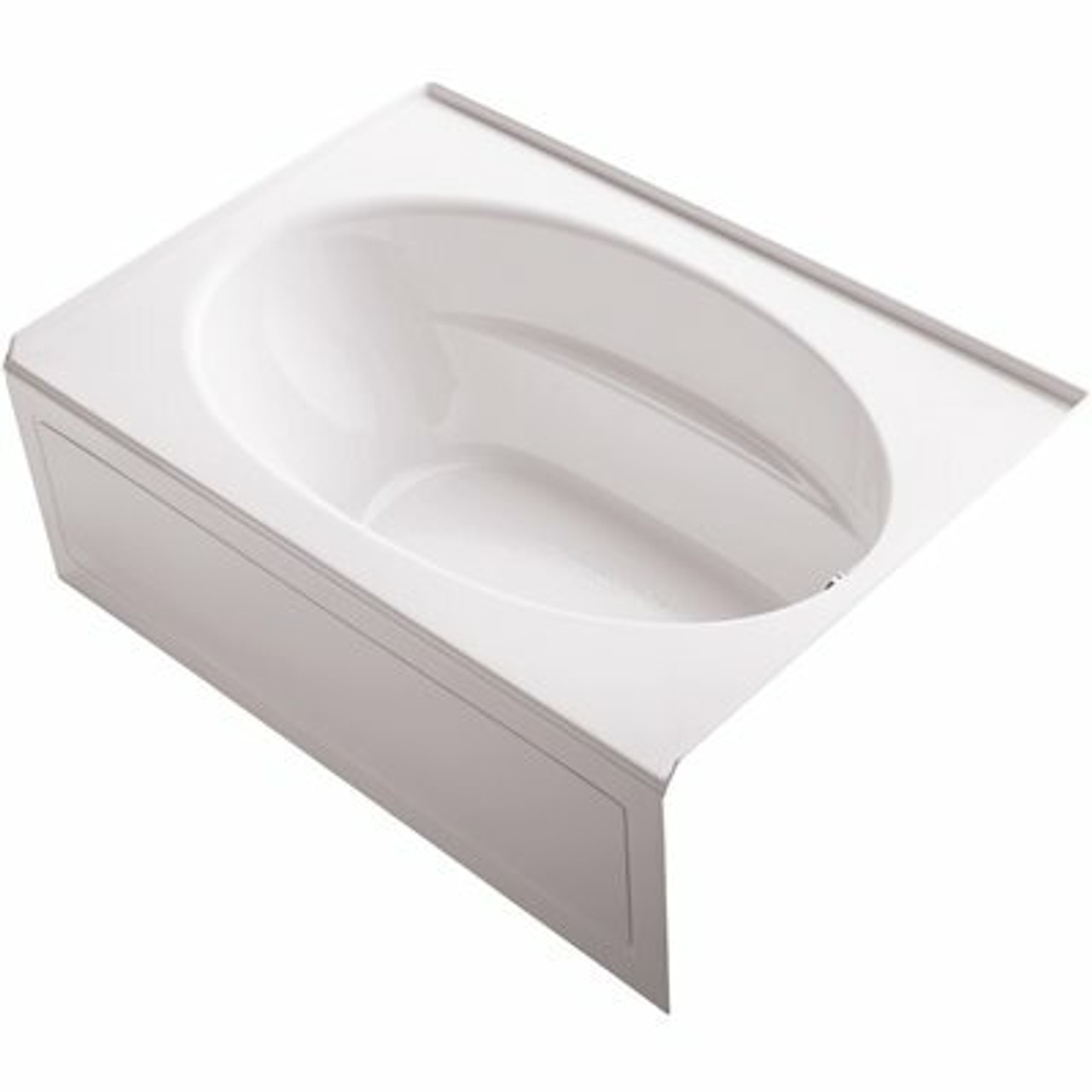 Kohler Windward 60 In. X 42 In. Acrylic Alcove Bathtub With Integral Apron And Right-Hand Drain In White