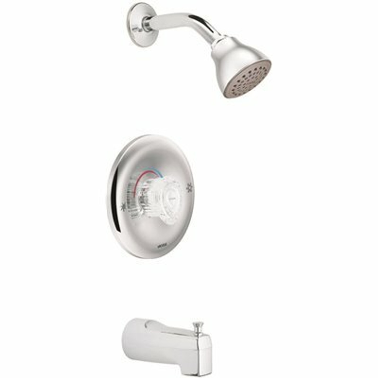 Moen Chateau Posi-Temp Single-Handle 1-Spray Tub And Shower Faucet With Valve In Chrome