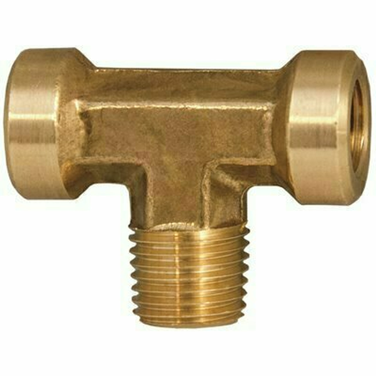 Mec 1/4 In. Inverted Flare Tee Block, No Check Valve