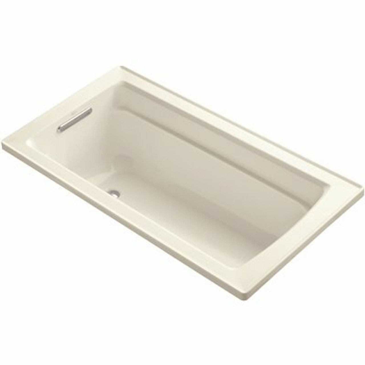 Kohler Archer 5 Ft. Drop In Reversible Drain Acrylic Soaking Tub In Biscuit