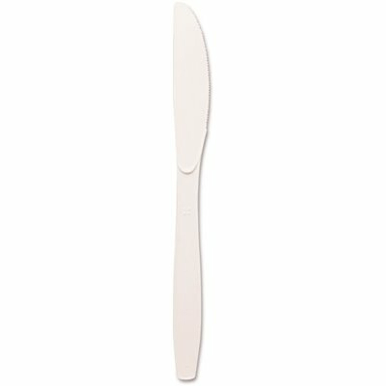 Dixie Medium Weight Polystyrene Knives, White, 1000 Per Case