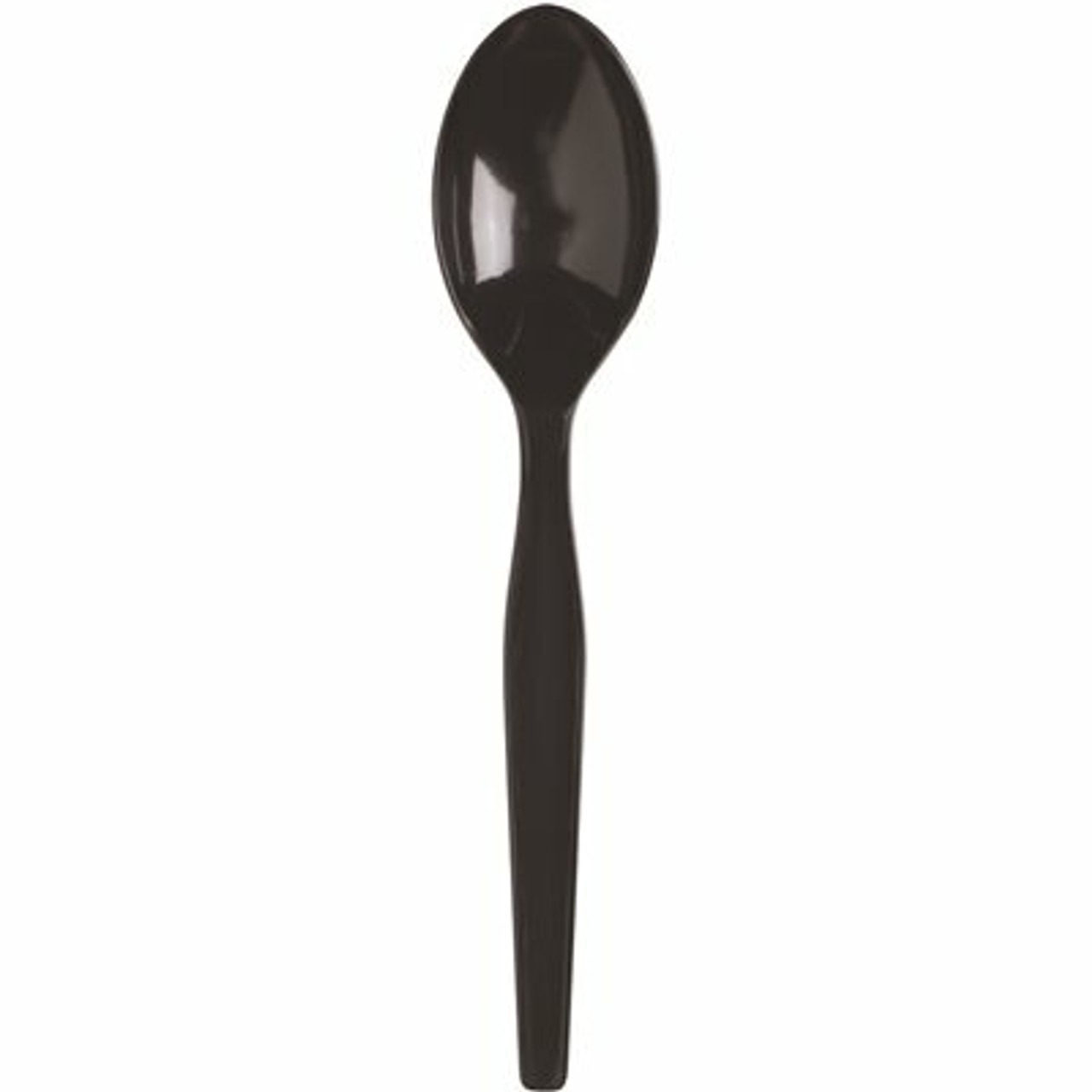 Dixie Ultra Smartstock Series-O Medium-Weight Black Disposable Polystyrene Plastic Combo Spoons, Utensils(960 Per Case)