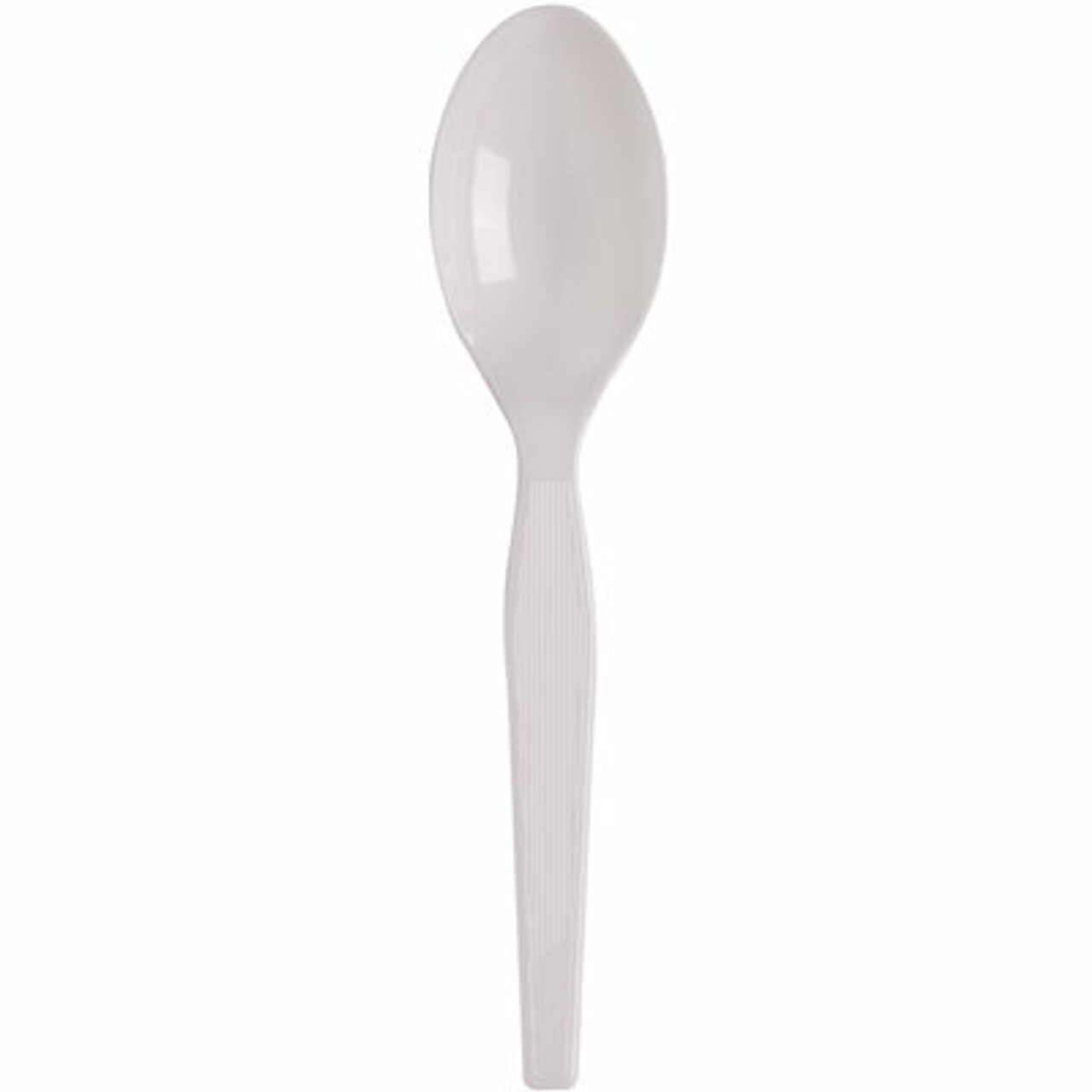 Dixie Medium-Weight White, Disposable Polystyrene Plastic Teaspoons, Utensils (1,000 Per Case)