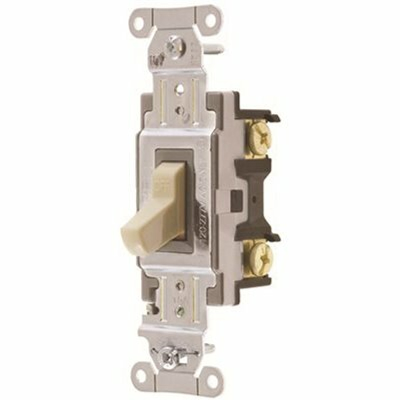 Hubbell Wiring 15 Amp 3-Way Hubbell Commercial Specification Grade Toggle Switch, Ivory