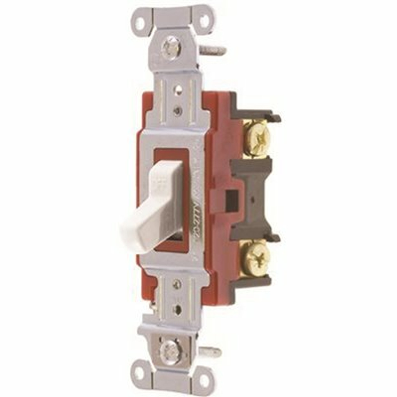 Hubbell Wiring Pro Series 20 Amp Single-Pole Hubbell Toggle Switch, White