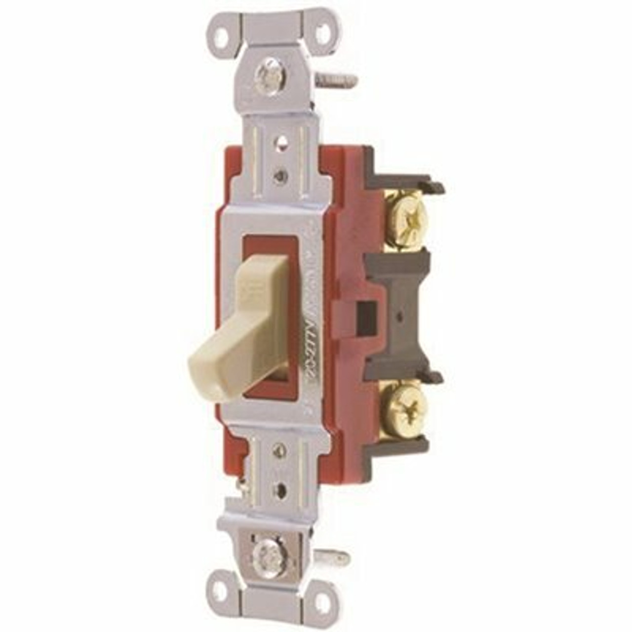 Hubbell Wiring Pro Series 20 Amp Double Pole Hubbell Toggle Switch, Ivory