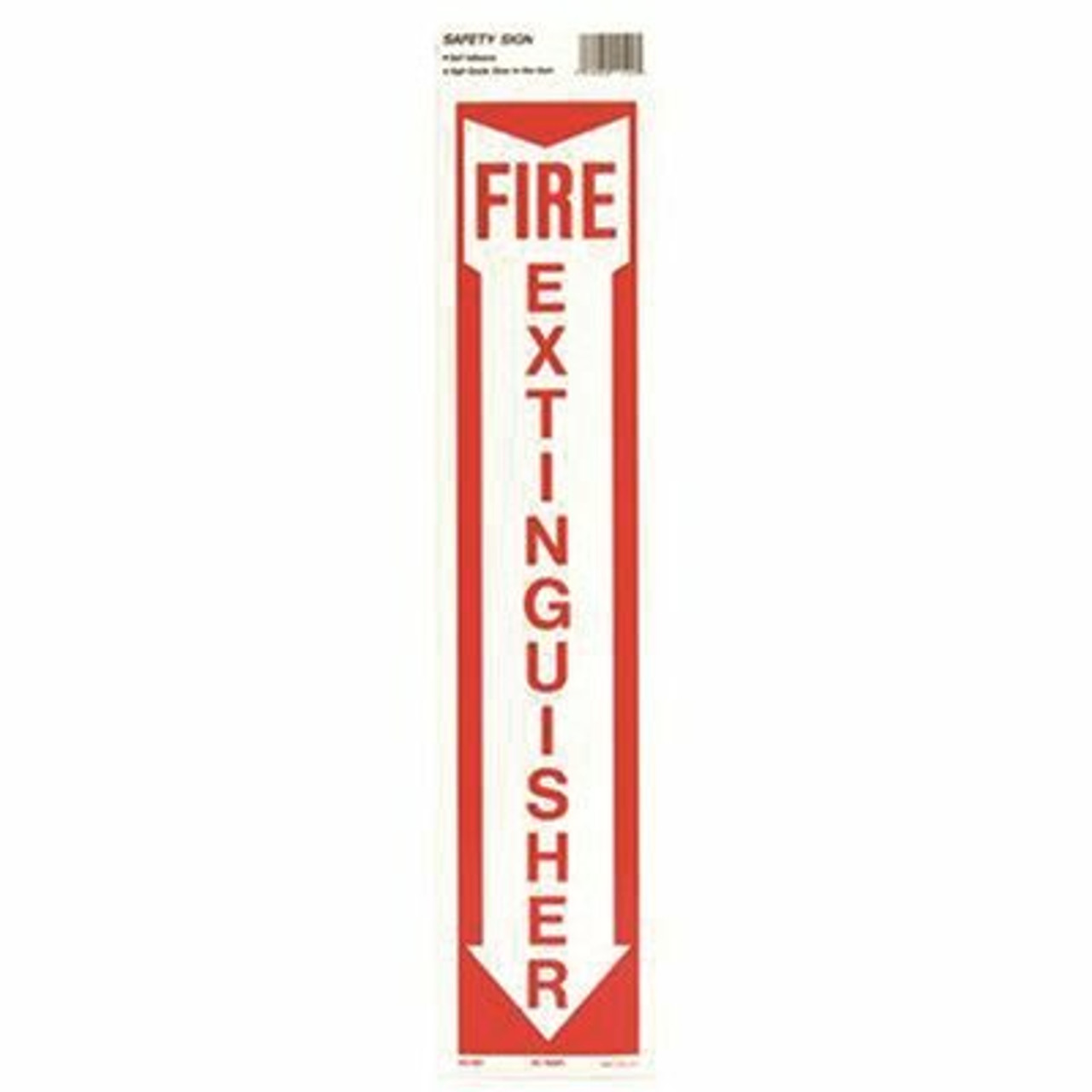 Hy-Ko 19 In. X 4 In. Hg Photolumin Fire Extinguisher Sign