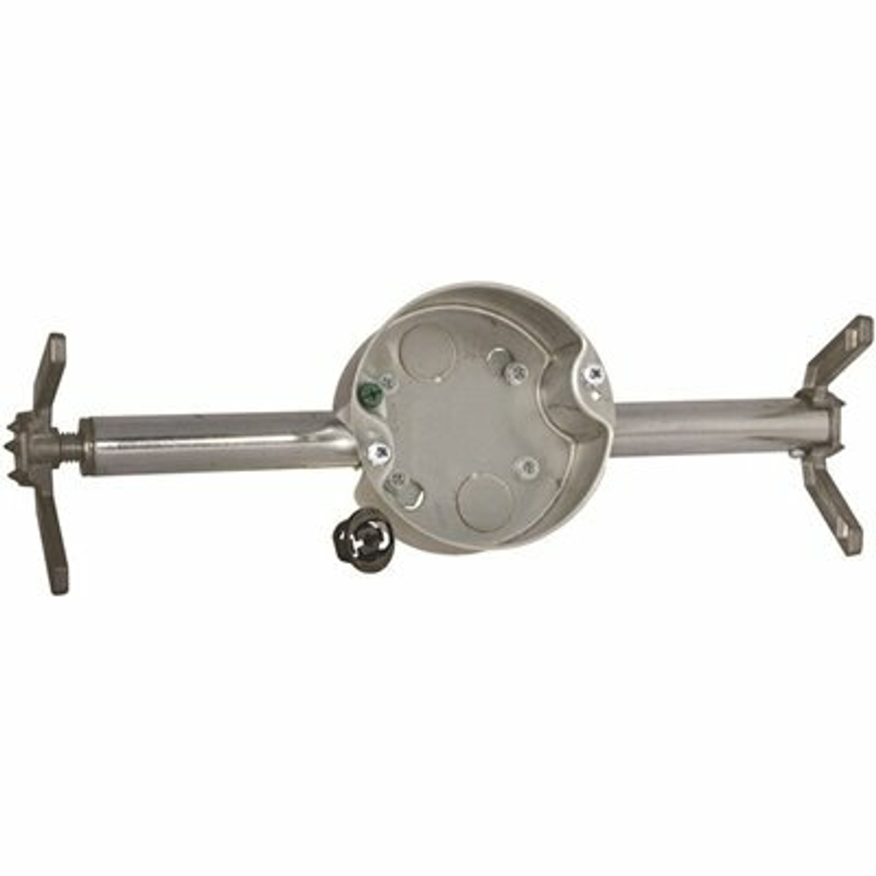 Raco Retro-Brace With 4 In. Round Ceiling Rated Pan, 1-1/2 In. Deep With 1/2 In. Ko's