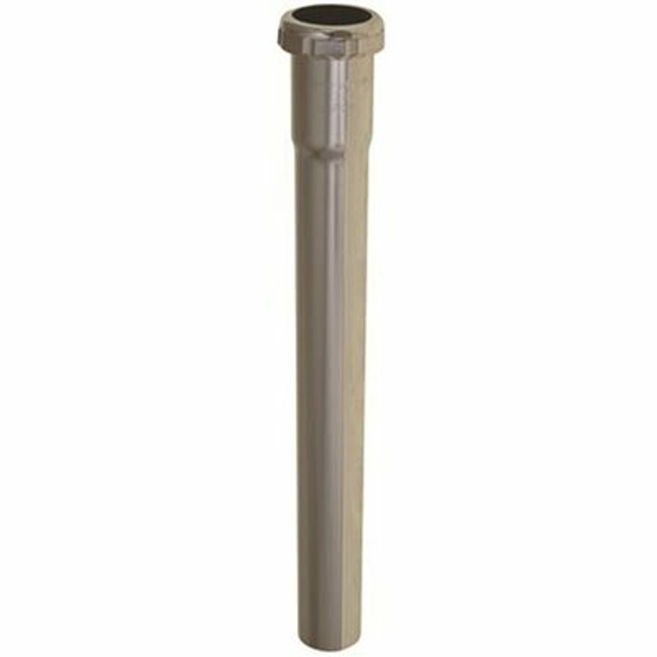 Premier 1-1/4 In. X 12 In. Brass Extension Tube With Slip Joint, Chrome, 17-Gauge