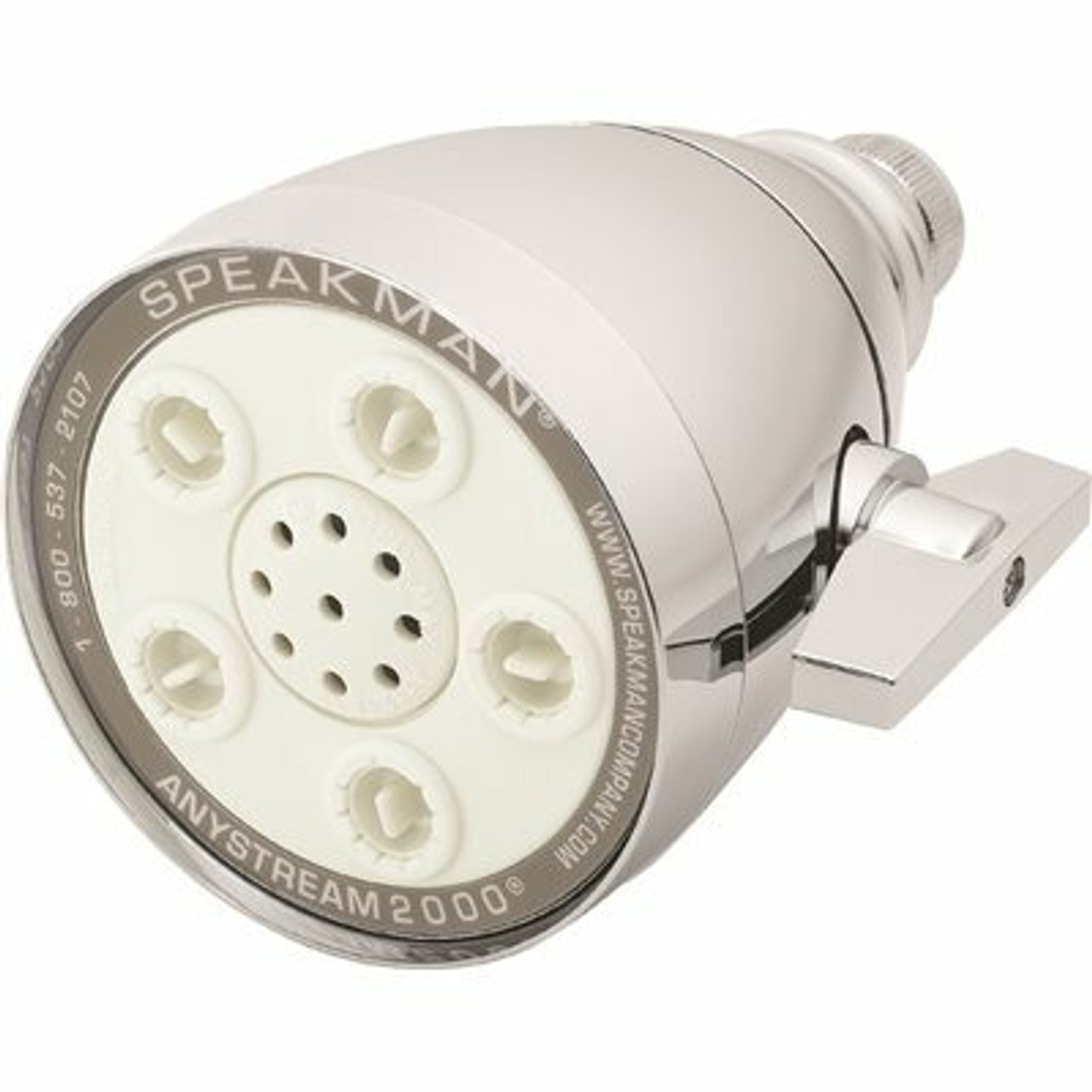 Speakman 3-Spray 3.5 In. Single Wall Mounthigh Pressure Fixed Adjustable Shower Head In Polished Chrome