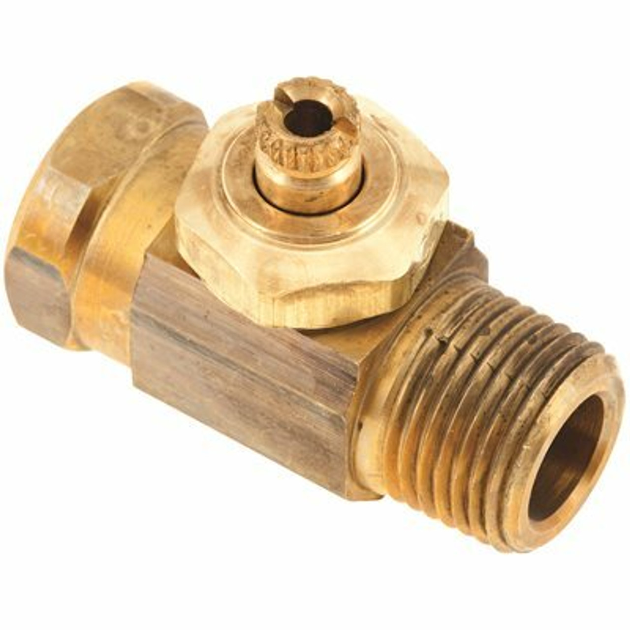 Brasscraft 1/2 In. Fip X 1/2 In. Mip Integral Shut-Off Valve