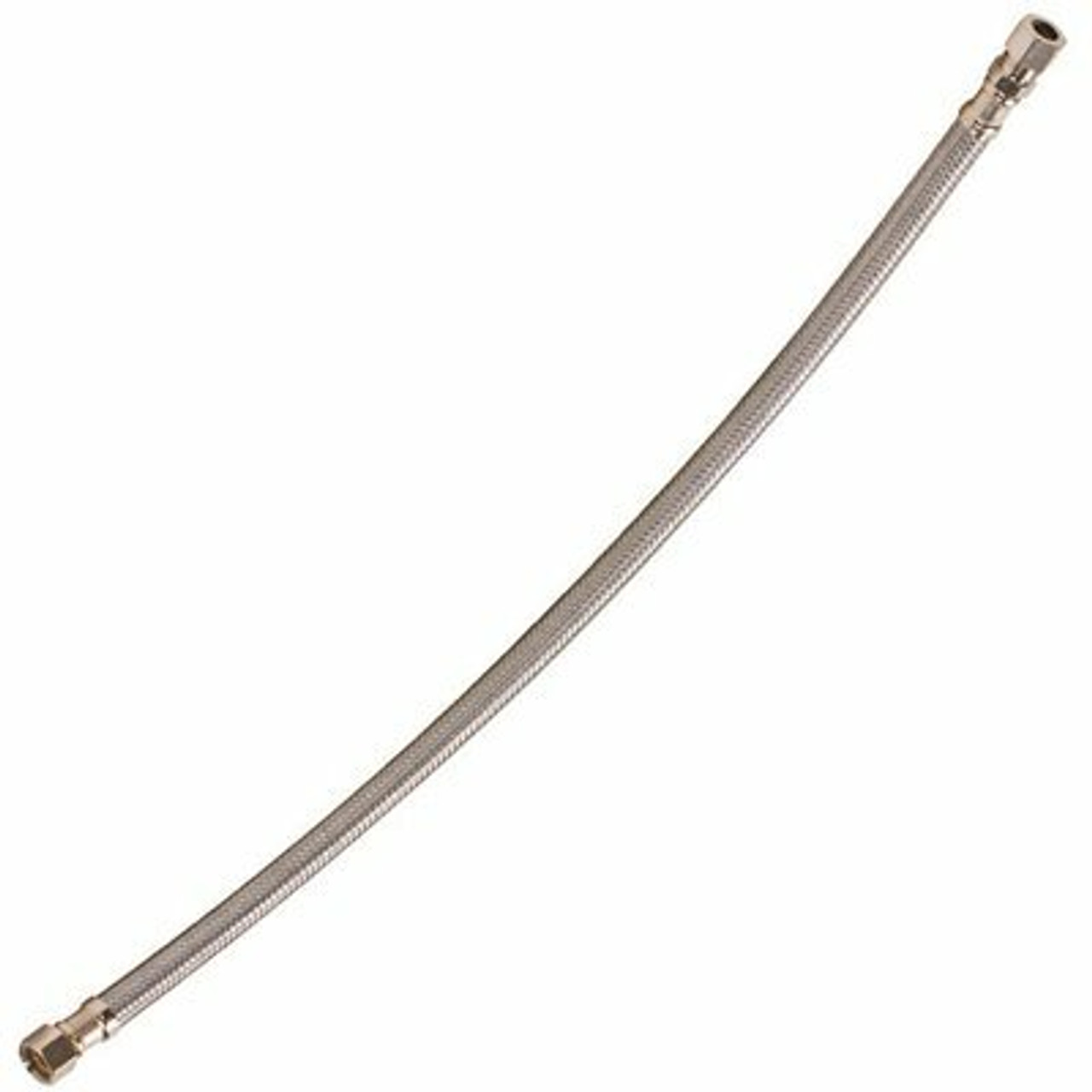 3/8 in. Compression x 3/8 in. OD Copper Tubing Coupling Fitting x 20 in. L Braided Stainless Steel Faucet Connector