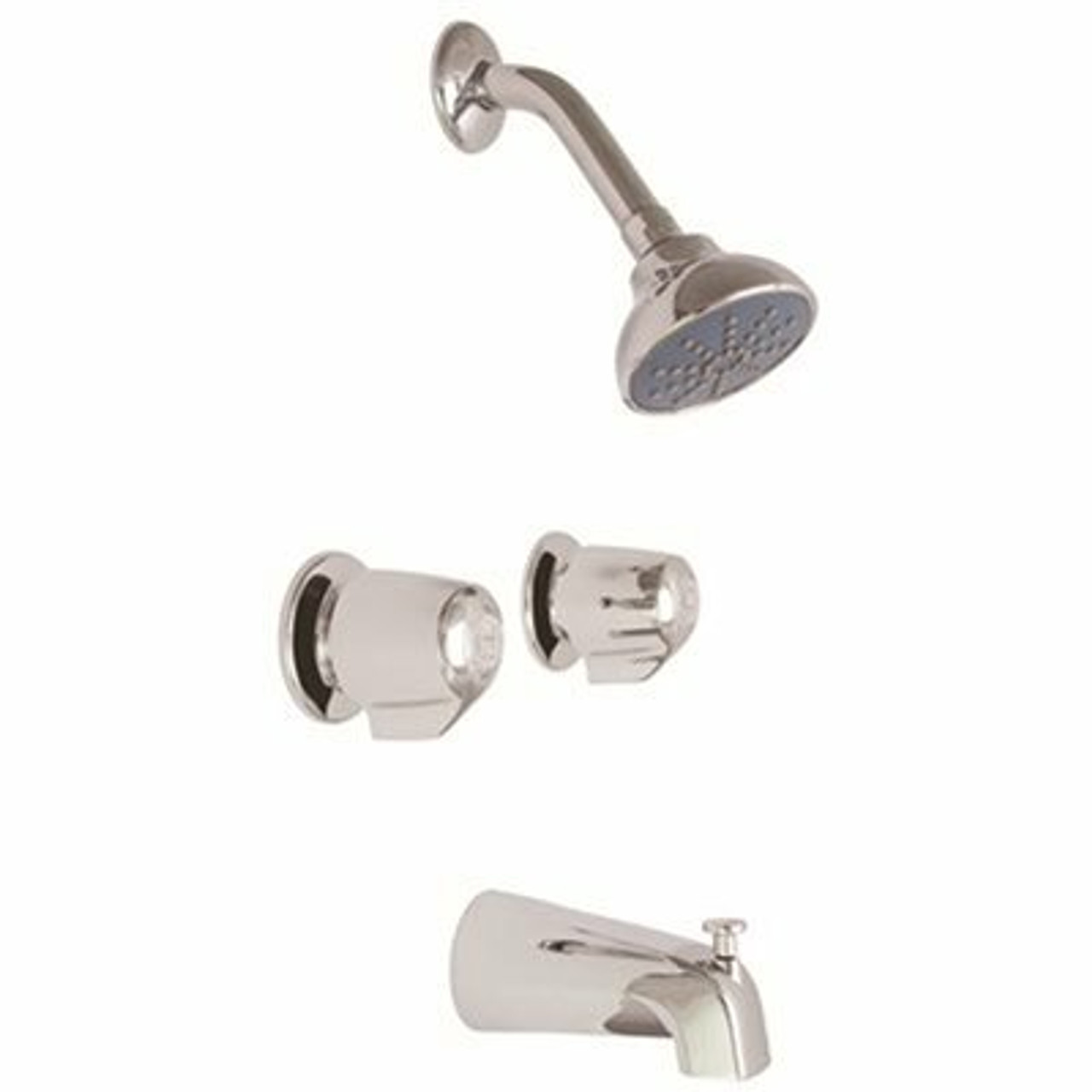 Gerber Plumbing Classics 2-Handle Wall Mount Tub & Shower Trim Kit In Chrome [Valve Included]